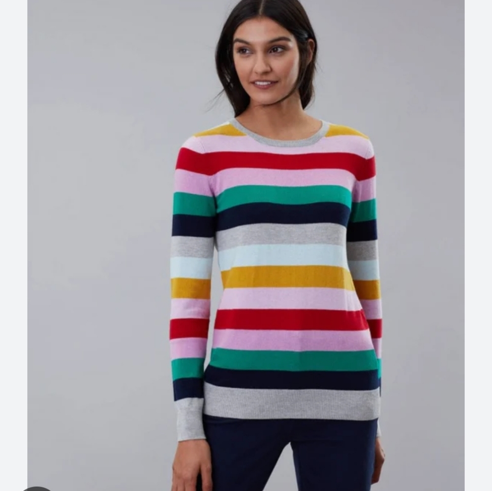 Joules Rainbow Stripe Sweater
